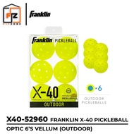 Franklin X40-52960 - X-40 Pickleball 6's Vellum (Outdoor)