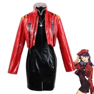 Misato Katsuragi Neon Genesis Evangelion Cosplay Costume Jacket Full Set