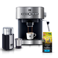ส่งฟรี !! ETZEL เครื่องชงกาแฟสดETZEL รุ่นSN203Set2 / SN203Set2Cap + เครื่องบดเมล็ดกาแฟ SN7820 แถมฟรี