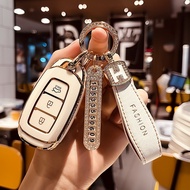 Suitable for Hyundai Car Key Cover ix35 Fista ix25 Elante Name Shell Buckle Women Style with Phone N