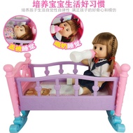 2023 ของเล่นรถเข็นเด็กขนาดใหญ่พร้อม Hengmei ตุ๊กตาบาร์บี้สาวน้อยจำลองเล่นบ้านเด็กทารกเด็กผู้หญิง