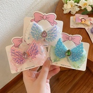Wing Ribbon Clips, Wing Ribbon Clips, Korean Hair Accessories, Cute Children's Hair Clips, Princess 
