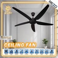 REZO VENTUS MY56/5B/AC/MB CEILING FAN 5 BLADE MATT BLACK | REZO VENTUS MY56 | AC CEILING FAN