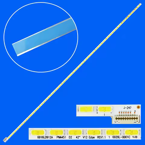 LED backlight strip for 42LM580T 42LM580T-ZA 42LM615T 42LM621S 42LM6200 42LT360C 42" V12 Edge REV1.0