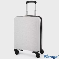 【Verage 維麗杰】 19吋鑽石風潮系列登機箱/行李箱(白) 19吋 白色