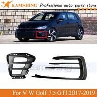 【Clearance Markdowns】 Kamshing Front Bumper Fog Frame Cover For V W Golf 7.5 Gti 2017 2018 2019 Front Fog Lamp Framerunning Foglight Frame