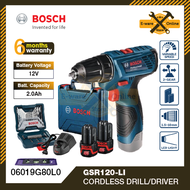 Bosch 12V Cordless Hand Drill Screwdriver Battery Full Combo Set GSR120-LI Professional Without Impact 电钻