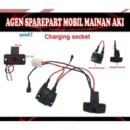 ⚡Ready⚡ Sambungan Set Charger Mobil Motor Mainan Aki