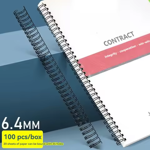 2025 Binding Iron Ring A4A3 Coil Iron 34-hole Contract File Binder