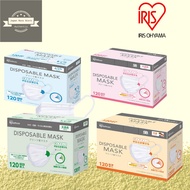 IRIS OHYAMA Nonwoven Pleated Mask 120pcs | Regular/Large/Small/Student Size |Direct from Japan