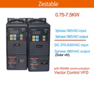380V 3 Phase to 3 Phase 0.75kw 1.5kw 2.2kw 3.0kw 4.0kw 5.5kw 7.5kw Solar Variable Frequency Drive Co