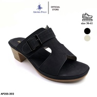 AROMA POLO Ladies Soft & Comfort Heels Kasut Tumit Comfort (AP255-202) (BLA/BEI) 36-41