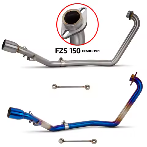 Motorcycle Exhaust Front Link Pipe Escape Moto Connect universal 51 Muffler Scooter Line Tube Slip O