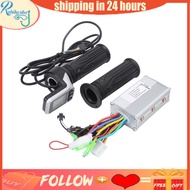 Rubikcube Electric Bicycle Accessories E-bike Motor 36V/48V 350W Brushless Controller and 124DX LCD Throttle Set for