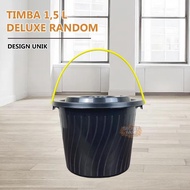 Deluxe 1.5 Gl Bucket with Lid - Handle / Plastic Bucket / Bucket with Lid / Original Bucket