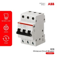 Abb Mcb 3Pole 4.5Ka 20A SH 203 L-C20 2Cds243001R0204