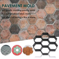 perkakas Cetakan Konblok paving blok Semen Taman Hexagonal Hexagon 27