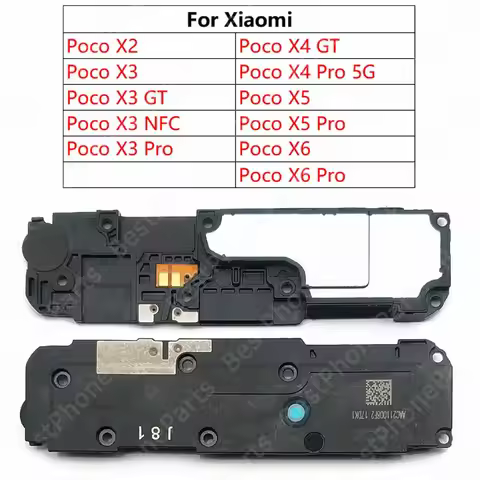Loudspeaker For Xiaomi Poco X2 X3 NFC X4 GT X5 X6 Pro 5G Loud Speaker Buzzer Ringer Sound Module