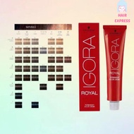 Schwarzkopf Igora Royal Color - 60ml Hair Dye Hair Colour Pewarna Rambut