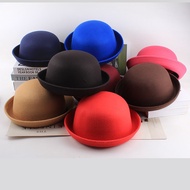Child Aldult Fedora Hat Bowler Hat Little Girl Little Boy Simple Fashion Gentleman Hat Kid Felt Hat