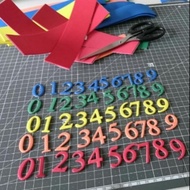 Foam Sticker Numbers