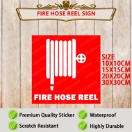 [ FIRE SAFETY STICKER] FIRE HOSE REEL STICKER / PELEKAT GEGULUNG PAIP / FIRE EMERGENCY STICKER / FIR