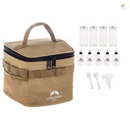 Bbq Picnic Cruet Portable Bbq Picnic Kit Portable Bbq Condiment Set Jars Outdoor Condiment Set