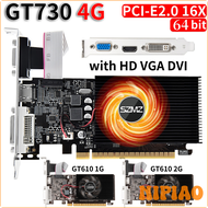 [NIPIAO] Gt730กราฟิส128bit Ddr3 4Gb 16x Gt610 Hdm Vga Dvi Poort คอมพิวเตอร์