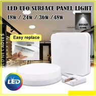 Lampu LED UFO Surface Light 18W/24W/36W/48W 6500K Daylight led light surface panel light plug-and-pl