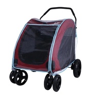 New Pet CartdDog Trailer Pet Stroller Small Dog Folding Stroller Raincoat Windshield Rain Cover00