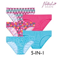 Natasha Basilia 5 in 1 Ladies Bikini Panty Comfort Womenswear - MS789