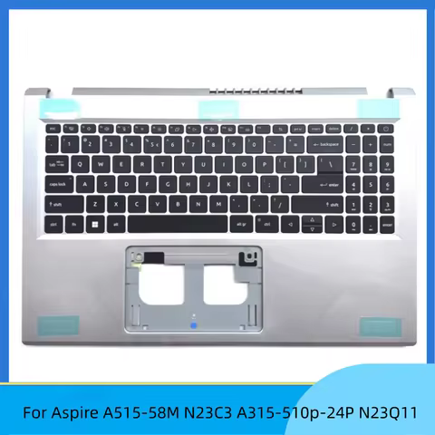 New For Aspire A515-58M N23C3 A315-510p-24P N23Q11 Laptop Palmrest Upper Cover Case with backlight K