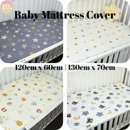 Soft Cotton Baby Fitted Mattress Cover (120cm x 60cm) Cadar Tilam Bayi 婴儿纯棉床笠