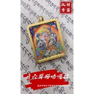 西藏纯手绘唐卡 白六臂玛哈嘎拉 大黑天 密宗最富有的财神王 一图一物 （马来西亚现货）