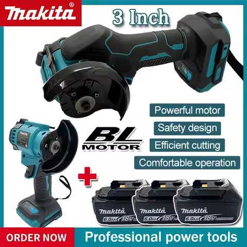Makita Cordless Angle Grinder 3 Inch Angle Grinder Cordless 3 Inch Electirc CUT OFF Tool Cutting Cir