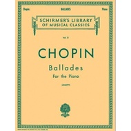 CHOPIN BALLADES for the Piano (Schirmer's Library) Free Shipping