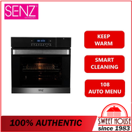 SENZ Build-in Oven (70L/3Kw) 108 Auto Menu All in 1 FlexiSteam Pro intelClean Disinfection Mode SZ-S