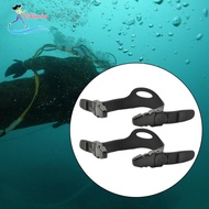 [Whweight] Universal Diving Fin Straps Adjustable , Black Kit for Scuba Swimming Fin Snorkeling Repl