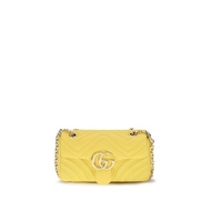 [Pre-order] Gucci GG Marmont mini Shoulder Bag - Fur Yellow