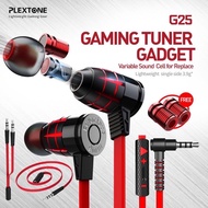 [ ORIGINAL ] PLEXTONE G25 Super Bass Bullets Style Gaming Earphone With Mic Magnetic earphones headp