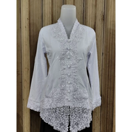 KEBAYA ENCIM BORDIR PUTIH SENADA / KEBAYA SEKOLAH SMP SMA
