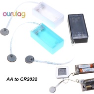 [OUR] CR2032 to AA Battery Converter Adapter 1Pc 0.15mm Thin Non-Destructive Modification for Calcul