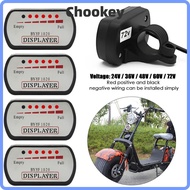 CHOOKMY Battery Capacity Indicator  Scooter E-Bike 36V48V60V72V Battery Indicator