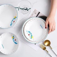全館哆啦A夢系列家用陶瓷餐具盤子卡通網紅可愛盤子飯盤創意餐具套餐