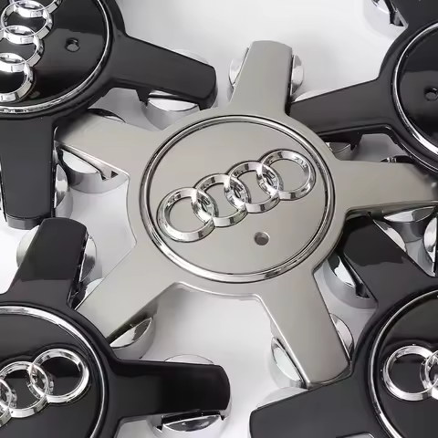 4PCS 133mm Car Five Claws Wheel Center Cap Hub Covers For AUDI A4 B8 B6 B9 A3 8P 8V Quattro Auto Emb