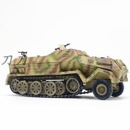 1: 72 World War II German Half Track Car 88 Cannon Tractor Trailer Static Finished Product PMA P0318