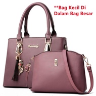 Set Beg Tangan Wanita All Match Fashion (B2A05), Beg Bahu, Beg Selempang Wanita