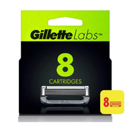 SG Local-GILLETTE Labs Razor With Exfoliating Bar / Refill 4s / Refill 8s