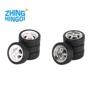 4Pcs 33mm RC Drift Tire Wheel Hard Tyre for LDRC AE86 A86 A86P LD1801 1/18 RC Car Upgrade Parts Acce