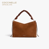 COCCINELLE กระเป๋าคลัทช์ผู้หญิง รุ่น BOHEME CLUTCH 190201 สี COGNAC/COGNAC